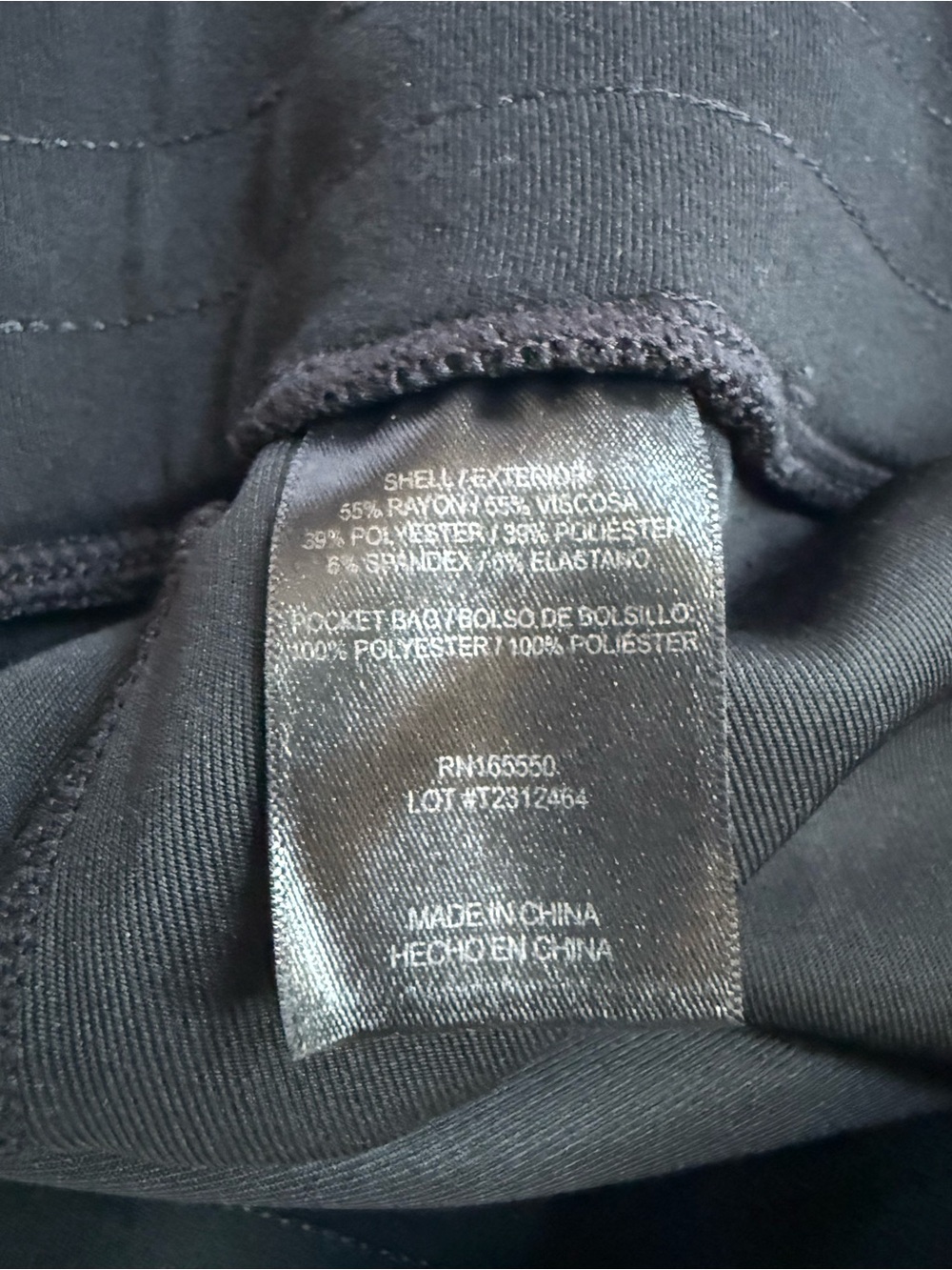 32 Degrees Black Cropped pants - Picture 3 of 3